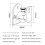 6PCS Speaker Mount Wall Bracket Stand Surround Holder Adjustable Swivel and Tilt Angle Rotation 8