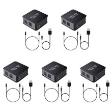 5X Digital Optical Audio 1X3 Splitter,Digital SPDIF TOSLINK Fiber Audio Splitter,1 In 3 Out, for -Ray DVD HDTV