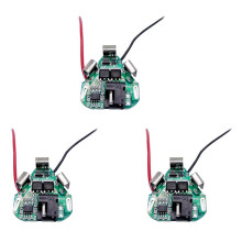 3X 3S BMS 12V Handborr Litiumbatteriskyddskort 1MOS Plug-In Power Tool Protection Board