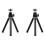 2X   Portable Tripod Adjustable  Tripod Aluminum Alloy for  Camera Projector Black 1