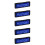 5X  LED Name Badge Rechargeable Light Sign DIY Programmable Scrolling Message Board Display LED,Type 5 1