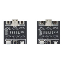 2X USB Data Cable -Off Detection Board for Micro-Type Type-C Port DT3 USB Cable Tester Fast Detection Light Weight
