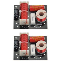 2X ES302 2 Wege Audio Lautsprecher Frequenzweiche Höhen + Bass Frequenzteiler Frequenzweichen Lautsprecher Filter DIY für Haus Kino