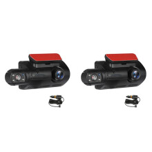 2X Dual Dash Cam Front and Inside 1440P+1080P Car Black Box Dash Camera 3 Inch IPS Camera Recorder Night Vision