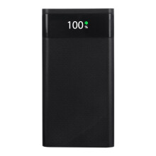 6X 18650 Batterij Power Bank Doos 5V 2.1A Lcd-Scherm 20000 MAh Power Board voor 6X18650 Batterij DIY Powerbank Case (Zwart)