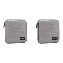 2X BOONA CD Disc Case Car Home DVD Disc Storage Bag for PS4 Game Disc Storage Bag (32 Pieces)