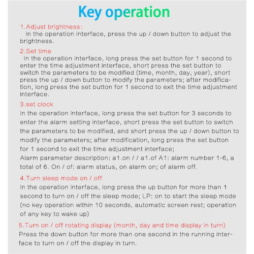 3X Wifi  Service Clock Module Automatic Clock DIY Digital Electronic Clock Wireless Network  Service White 2