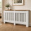 Gr8 Home Large White MDF Radiator Cover Cabinet 152cm 3