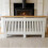 Gr8 Home Large White MDF Radiator Cover Cabinet 152cm 6