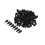 300Pcs M3 Thread 8mm+6mm PCB Fixed Nylon Hex Standoff Spacer Pillar 7