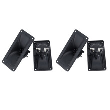 4Pcs Tweeters Speaker Piezoelectric Tweeter Loudspeaker 150W Ceramic Buzzer Treble Square DIY Audio Speakers