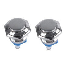 5pcs 16mm High Round High Round Momentary Metal Push Button