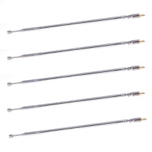 5pcs 62cm Long 4 Sections Radio Control AM FM Radio TV Telescopic Antenna