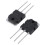 8 Silizium Transistoren - D1047 + B817, 200V, 12A 4