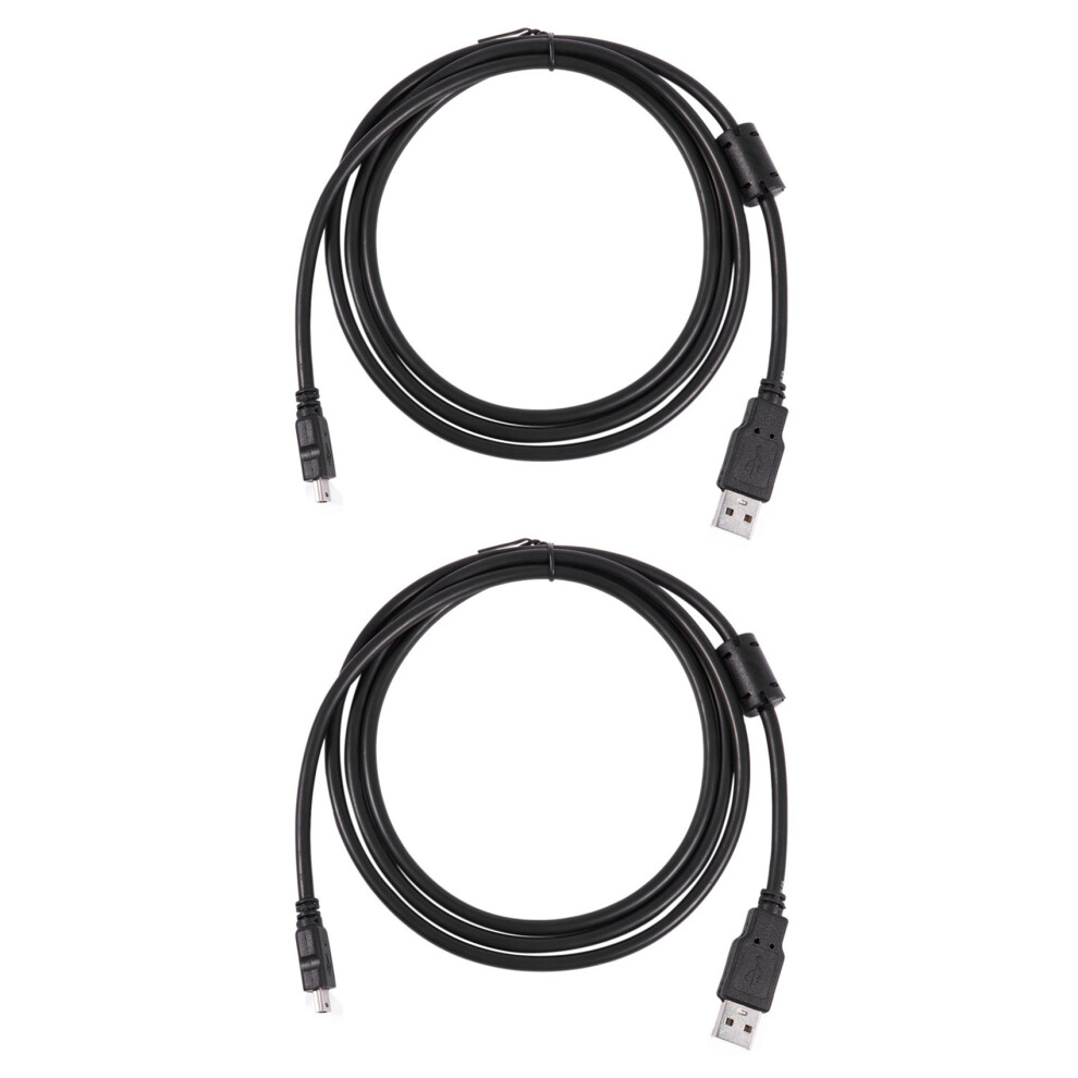 2X Camera Usb Data Cable Cord Lead For D7000 D700 D300s D3100 Uc-E4 Black 6031085369359