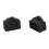 Ethernet Hub Port RJ45 Anti Dust Cover Cap Protector Plug 100Pcs Black 5
