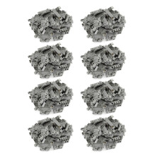 400Pcs 35mm DIN Rail Terminal Block End Stopper Mounting Clips