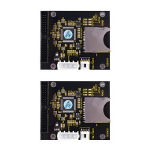 2X SDHC SDXC MMC Card to IDE 40Pin 3.5Inch Male Adapter