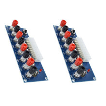2X XH-M229 ATX Desktop PC Chassis Power Transfer to Adapter Board Power Supply Circuit Module 24Pin Output Terminal