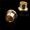 16Pc Gold Plated RCA Protection Cap Plug Short-Circuit Socket Phono Connector Shielding Plug Socket Protection Cover Cap 5