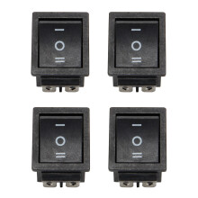 4X 6-Terminals 3 Position /OFF/ DPDT Boat Rocker  16A 250VAC 20A 125VAC