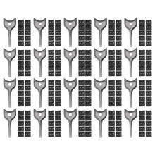200Pcs USB Dust Plug Charger Port Cover Cap USB Security Lock Universal Dustproof Protector PC Notebook Laptop