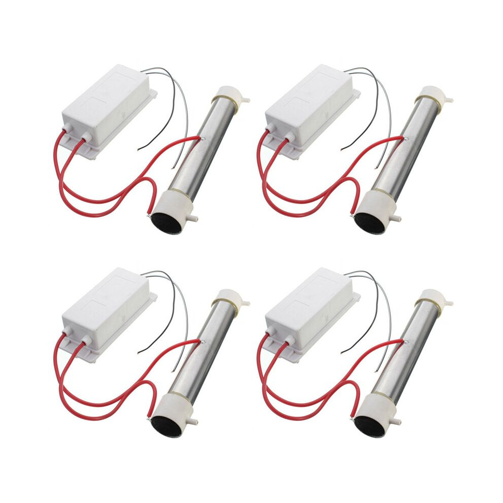 4X 3G Ozone Generator 220V Air Purifier Ozone Sterilizer Stainless Steel Quartz Tube Air Ozonator Machine For Water 6032695573686