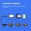 10X USB C to  Cable Adapter 4K 60Hz Cable Adapter for  3 Compatible for Android Phone  ChromeBook 5