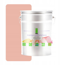 Latexmaling til vægge, pink, til indendørs brug, pulverrosa, 5 l, Polen