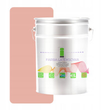 Latexmaling til vægge, pink, til indendørs brug, pulverrosa, 10 l, Polen