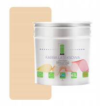 Latex vægmaling til indendørs brug, varm beige pastel, 2 l