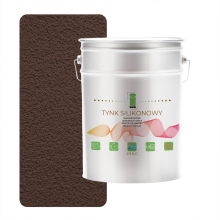 SILIKONEPUS 8017 UDENDØRS FACADE CHOKOLADEBRUN 1,5MM 25KG