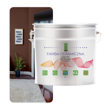 KERÁMIA FALI FESTÉK, MOSHATÓ, BARNA, 2L, FOLTÁLLÓ