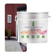 KERÁMIA FALI FESTÉK, MOSHATÓ, MELEG BARNA, 2L, FOLTÁLLÓ