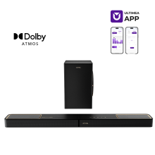 ULTIMEA 3.1.2Ch Dolby Atmos Soundbar with 6.5" Subwoofer for Home Theater, Bluetooth Soundbar for TV, HDMI eARC Skywave F30 Boom