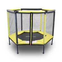 Trambulin-játszótér otthonra és kertbe 140 sárga