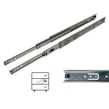 Kuglelejeskinne H35 fuld udtræk 400 mm 25 kg Riex NB35