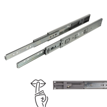 Kuglelejeskinne stille lukning H45 fuld udtræk 300 mm 30 kg Riex NB48