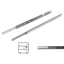 Kugleledeføring H17 delvis udtræk 278 mm 10 kg Riex NB17