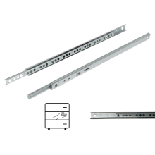 Kugleskinne H17 delvis udtræk 310 mm 10 kg Riex NB17