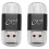 2X Card Reader Aluminum USB Type C OTG Micro-/TF External Memory Card Reader Adapter for Mobile Phone Computer(Black) 1