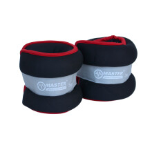Neopren ankel- og håndledsvægte 2 x 2 kg