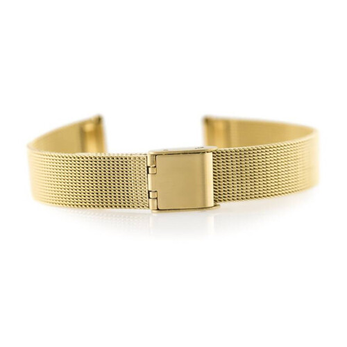 Armbånd 301G - mesh HQ - guld - 12mm