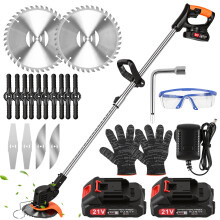 Alivio Cordless Strimmer with 2 x 21V Batteries, Charger & Accessories