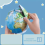 (Paper Globe) AR Interactive Smart Globe Kids 3D Point Read Educational Geography Toy with Night Light, Learning Globe Kids Interactive Globe 1