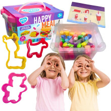 Sæt med farverig legedej i Happy Meal Box Tilbehør Forme Kagerulle 41137