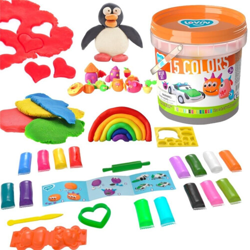 Modeling Clay Sæt Plasticine Plasticine 15 farver 70146