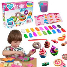 Kreativt sæt Plasticine Dough Sweet Kingdom Sweets Forme 41192