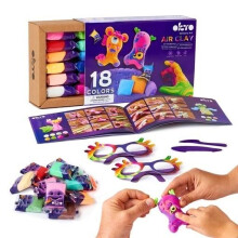 OKTO Art Set Light Selvhærdende Plasticine Monsters Glasses 70151