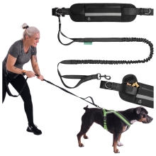 Hoftebælte med elastisk snor Løb med hund